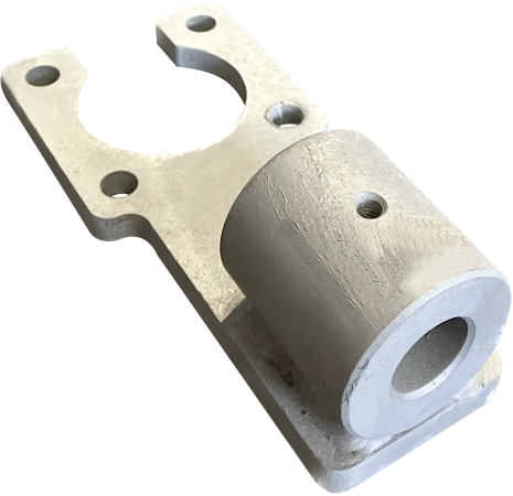 124706 Kempf Halter f. Umlenkrolle im Chassis, links